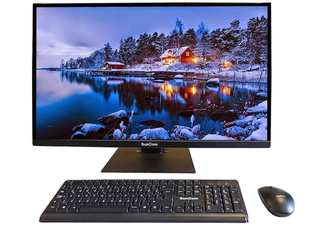 SUNCOM Pro Plus SCA-131 i5-14450H 16GB 512GB SSD 27'' Siyah DOS AIO PC Pivot Ayak