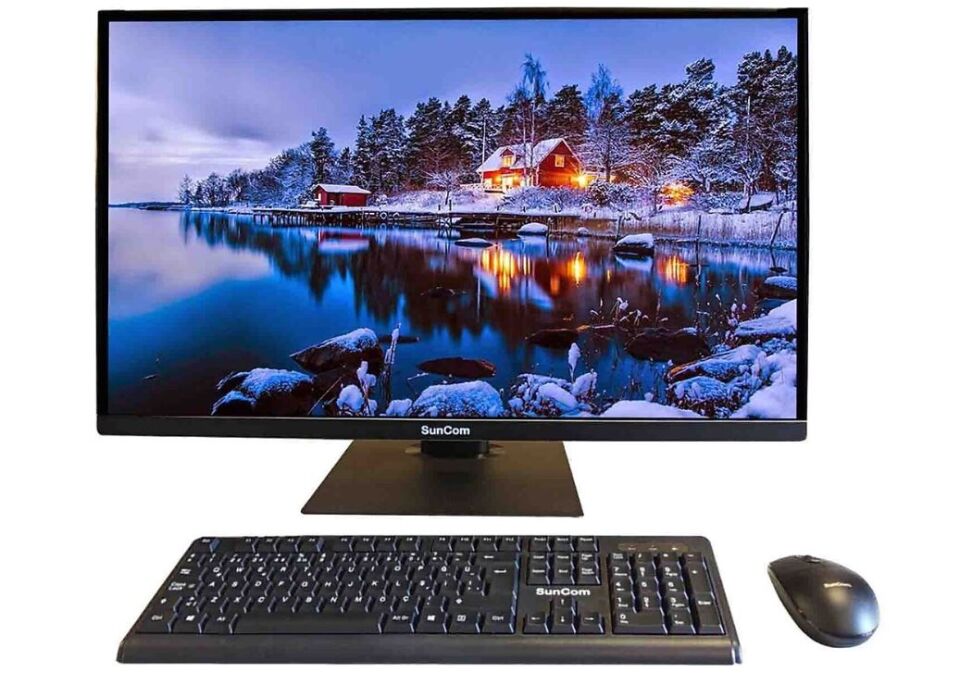 SUNCOM Pro Plus SCA-131 i5-14450H 16GB 512GB SSD 27'' Siyah DOS AIO PC Pivot Ayak