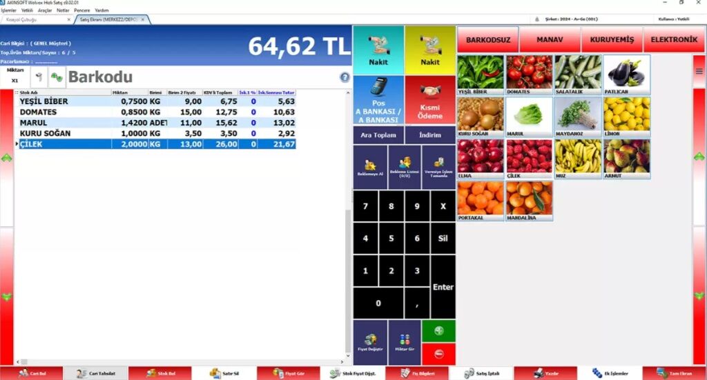 Akınsoft Hızlı Şatış Programı