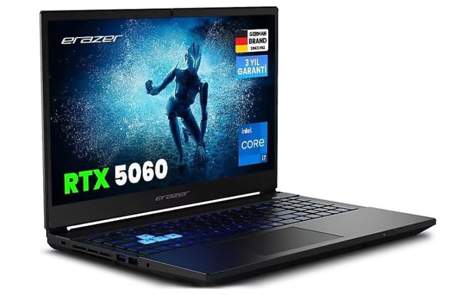 ERAZER Defender 17 P1 MD600008 Core 7-240H 32GB 2TB SSD 8gb RTX5060 17.3'' DOS Notebook