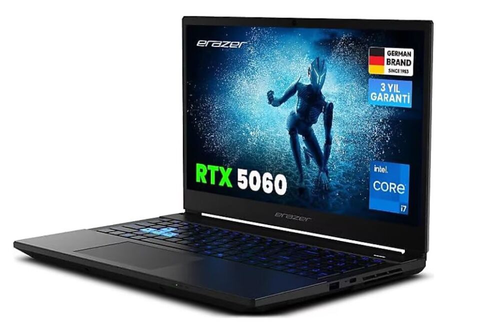 ERAZER Defender 17 P1 MD600008 Core 7-240H 32GB 2TB SSD 8gb RTX5060 17.3'' DOS Notebook