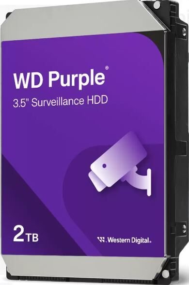 WESTERN DIGITAL WD23PURZ PURPLE 3.5'' 2TB 5400rpm SATA (3 Yıl Garanti) 7/24 Harddisk