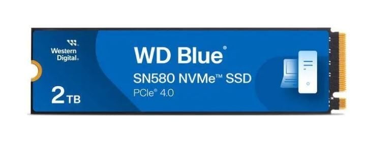 WESTERN DIGITAL WDS200T3B0E SN580 M.2 2TB (4150MB/s) PCIe + NVMe SSD Disk (22x80MM) Kutusuz