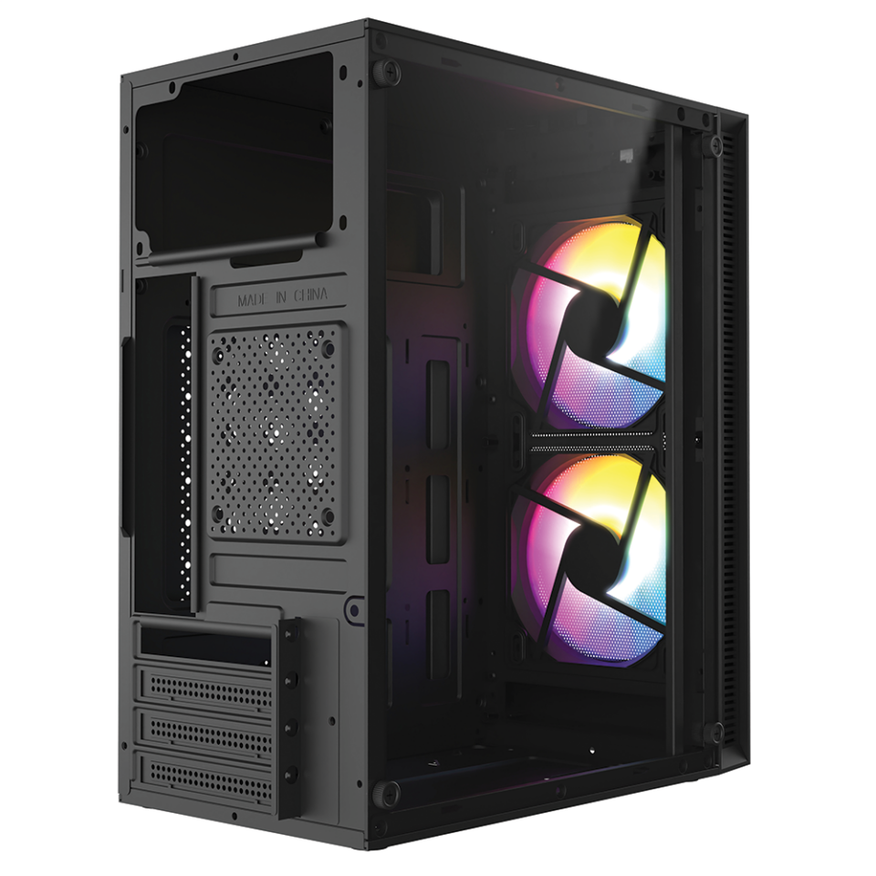 FRISBY FC-8970G 300W Siyah Gaming Kasa Mini Tower M-ATX Kasa