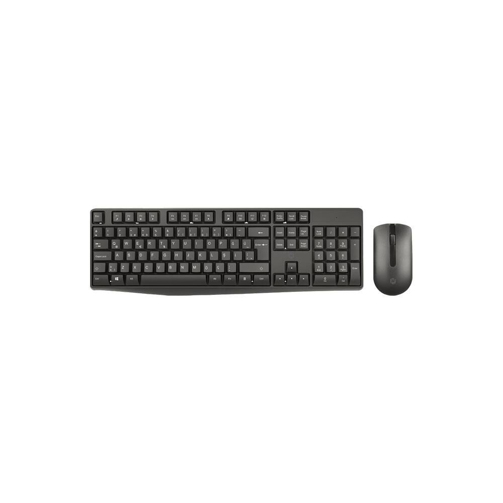 FRISBY FK-4875QU Q Türkçe Kablosuz Multimedya Siyah Klavye+ Mouse