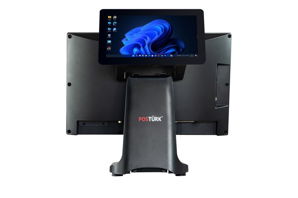 POSTÜRK TX-2150M İ5 4200U 8GB 256GB SSD 21,5'' Multi Dokunmatik 10.1 ARKA EKRAN Black Pos PC