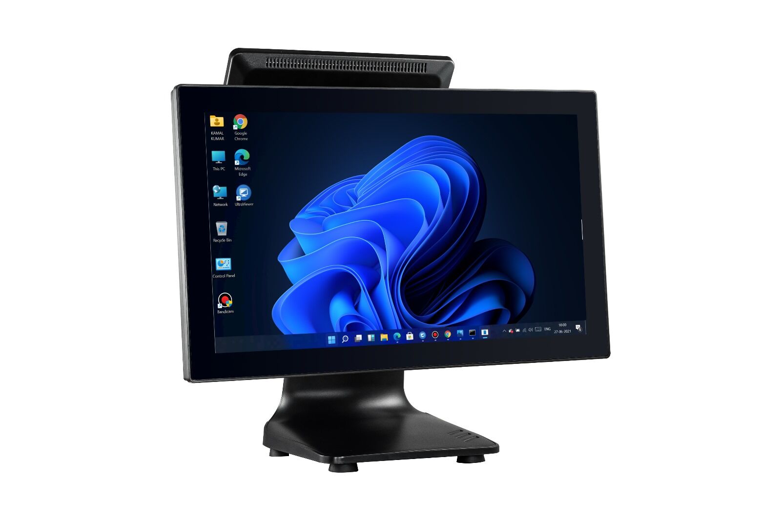 POSTÜRK TX-1850M İ7 10710U 16GB DDR4 256GB NVMe SSD 18,5'' Multi Dokunmatik 10.1 ARKA EKRAN Black Pos PC