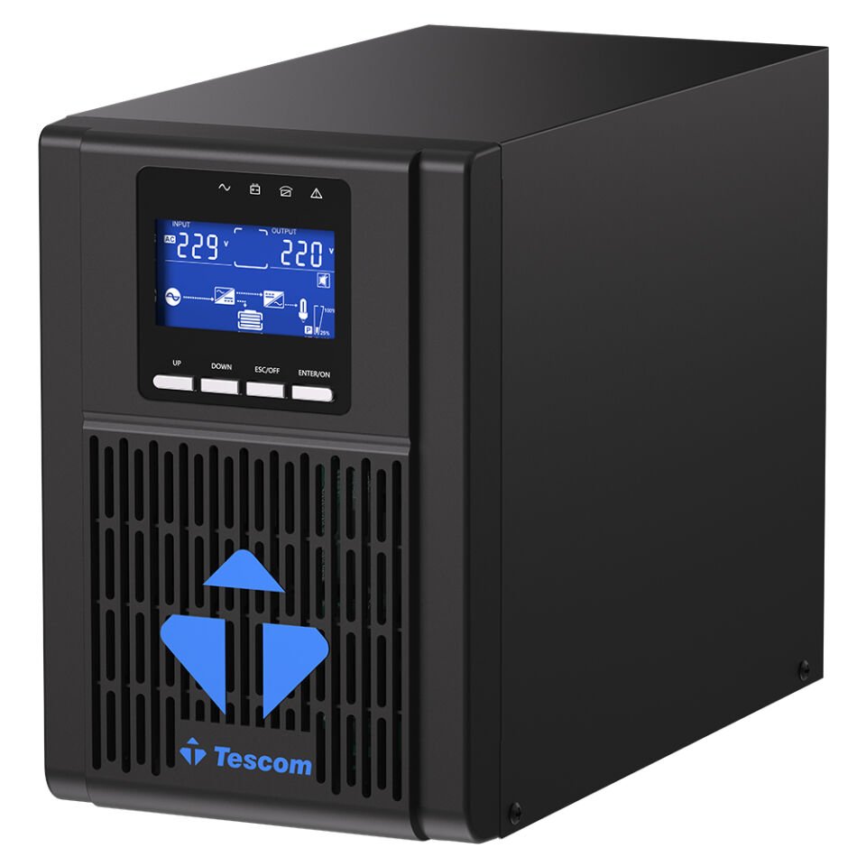 TESCOM NEOLINE Online 1 KVA 4/8 dk (2x12v 7AH Akü ) UPS