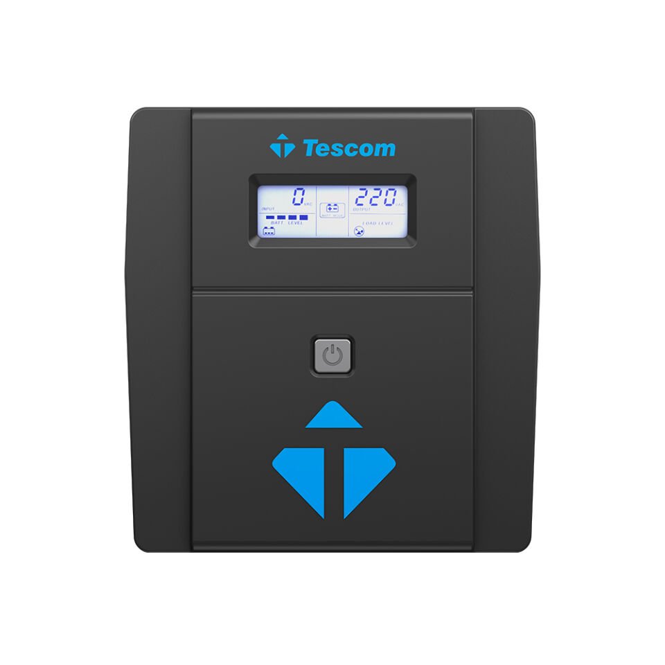 TESCOM LEO 600 VA (1x12V 7AH Akü) Line Interactive 5/10 dk UPS