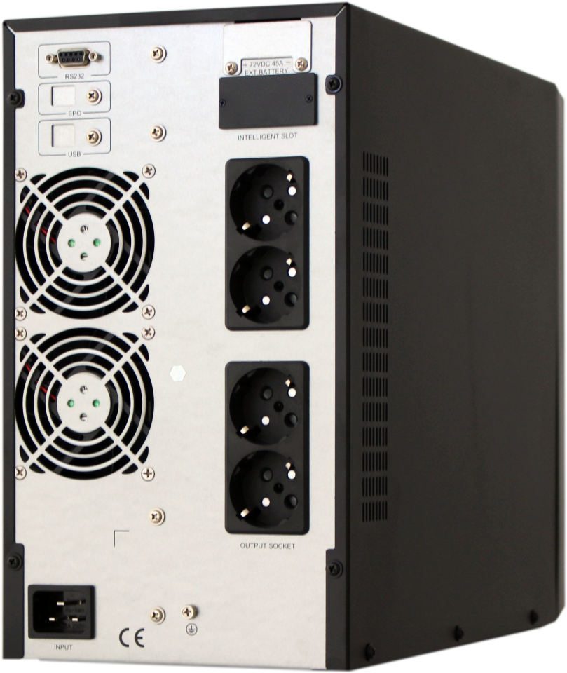 DOTVOLT MN PLUS Online 3 KVA 1/1 Faz (6x12v 7AH Akü ) UPS