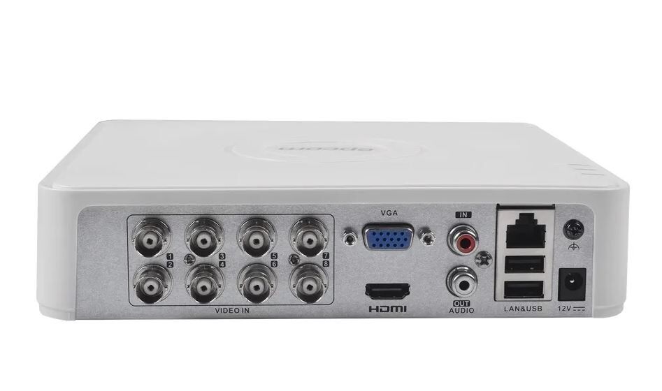 HIKVISION DS-7108HGHI-M1 8 Kanal 1 Kanal Ses 720P (1080p Lite) 1 SATA - 4TB HD-TVI - AHD - Analog DVR
