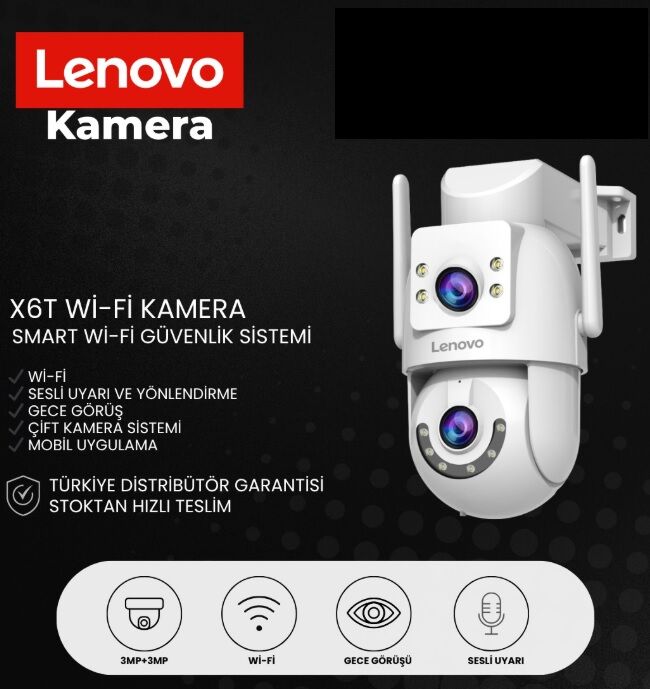 LENOVO X6T 3MP+3MP Wi-Fi Kamera Smart