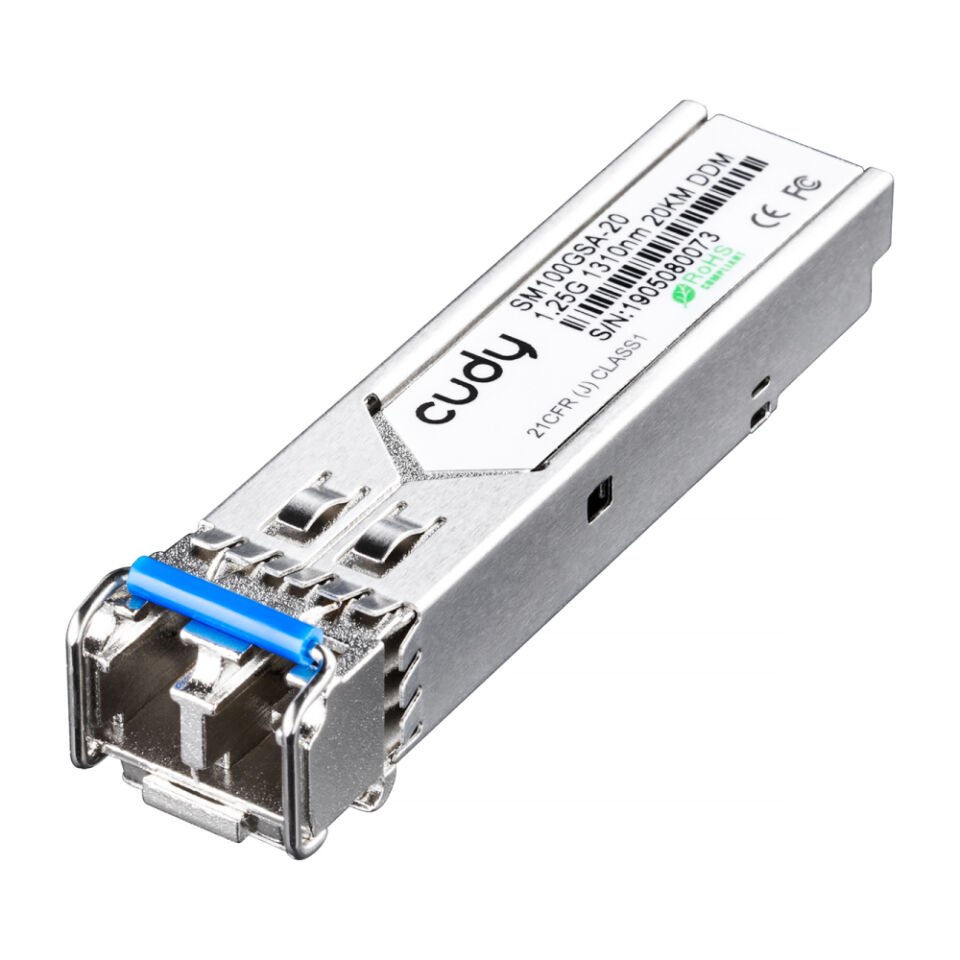 CUDY SM10GSA-10 Singlemode 10 GB Fiber SFP Modül