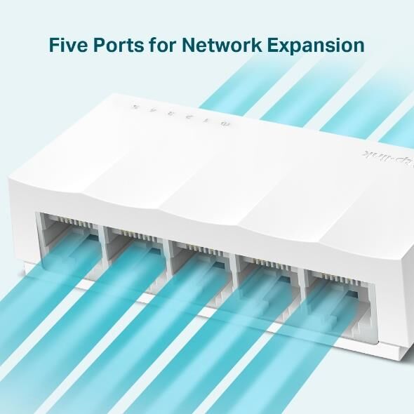 TP-LINK LS1005G 5 port Gbit Desktop Yönetilemez Plastik Kasa Switch