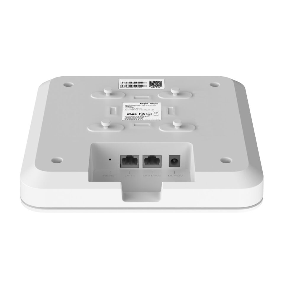 RUIJIE-REYEE RG-RAP2260(G) 2 Port 10/100/1000Mbps AX1800 2 Anten Tavan Tipi Access Point